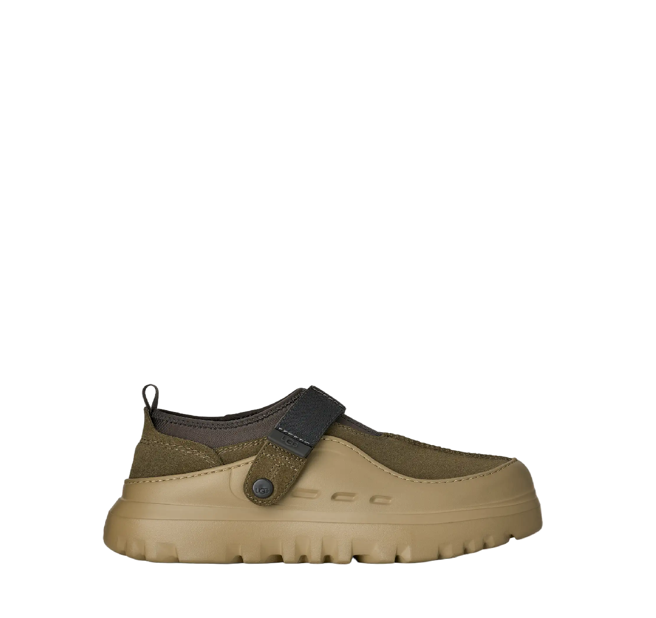 UGG Womens PeakMod Lowcut Shoes Dark Olive / Moss Green 4