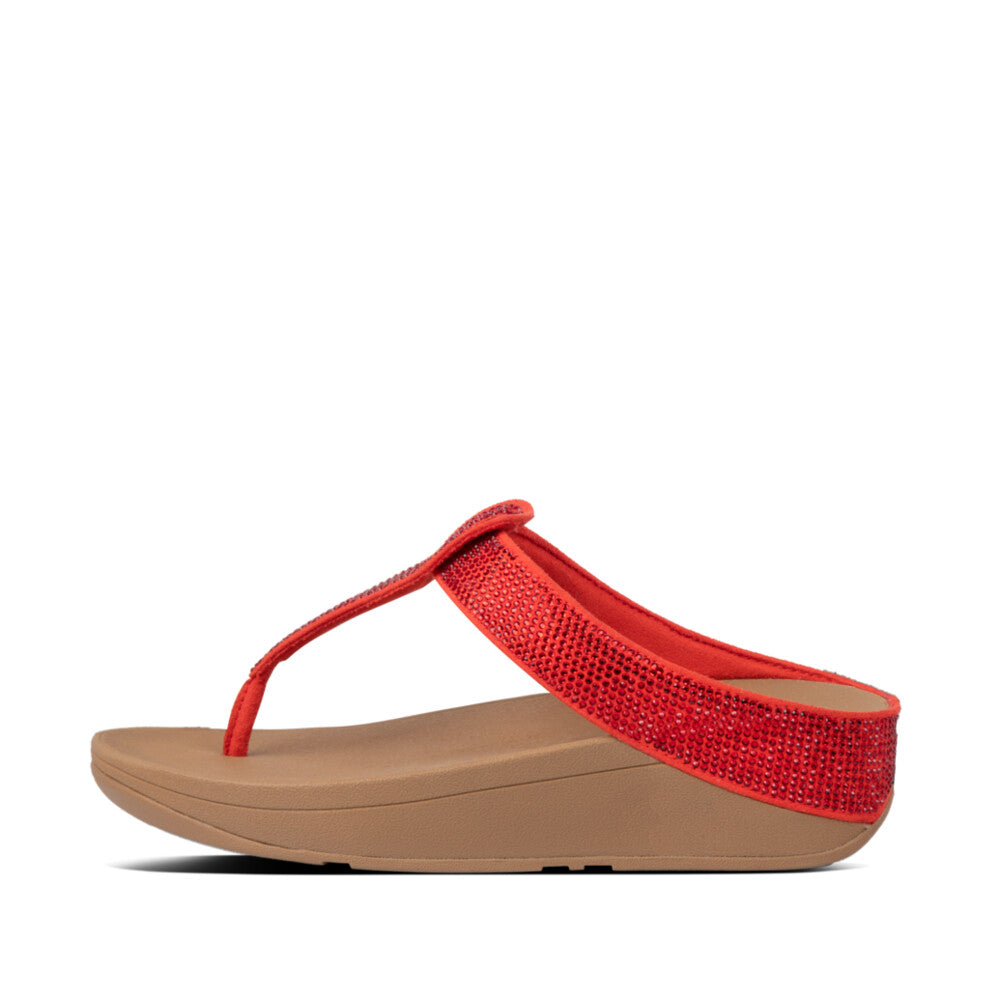 Trenton Isabelle Toe Post Crystal Sandal   