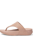 FitFlop FitFlop WALKSTAR Leather Toe-Post Sandals  Nude 6 