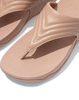FitFlop Walkstar Leather Toe-Post Sandals Microwobbleboard