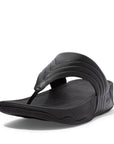 FitFlop Walkstar Leather Toe-Post Sandals Microwobbleboard