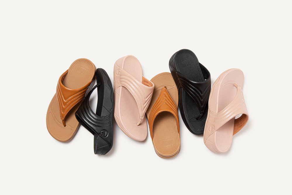 FitFlop FitFlop WALKSTAR Leather Toe-Post Sandals    