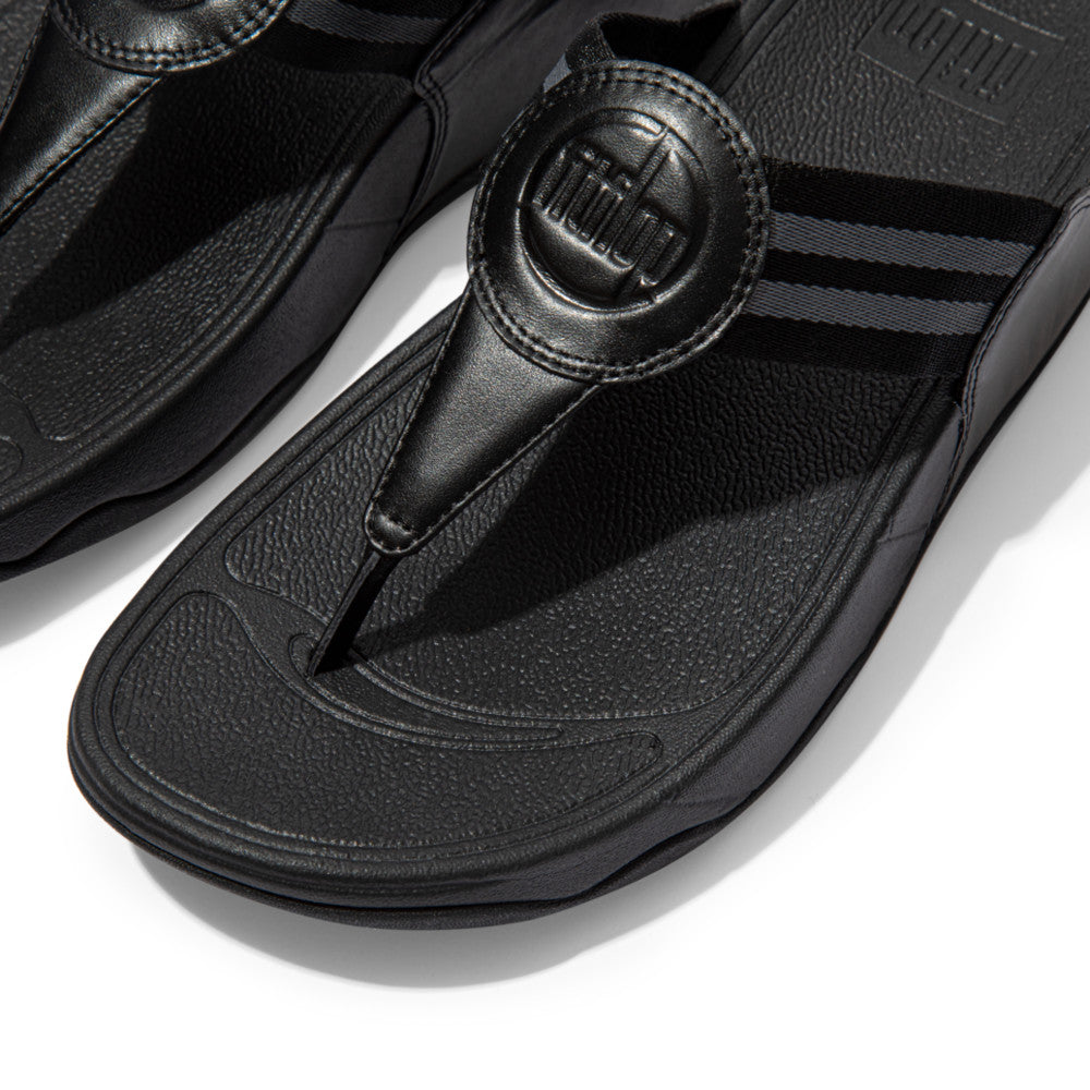 FitFlop Walkstar Webbing Toe-Post Sandals Microwobbleboard