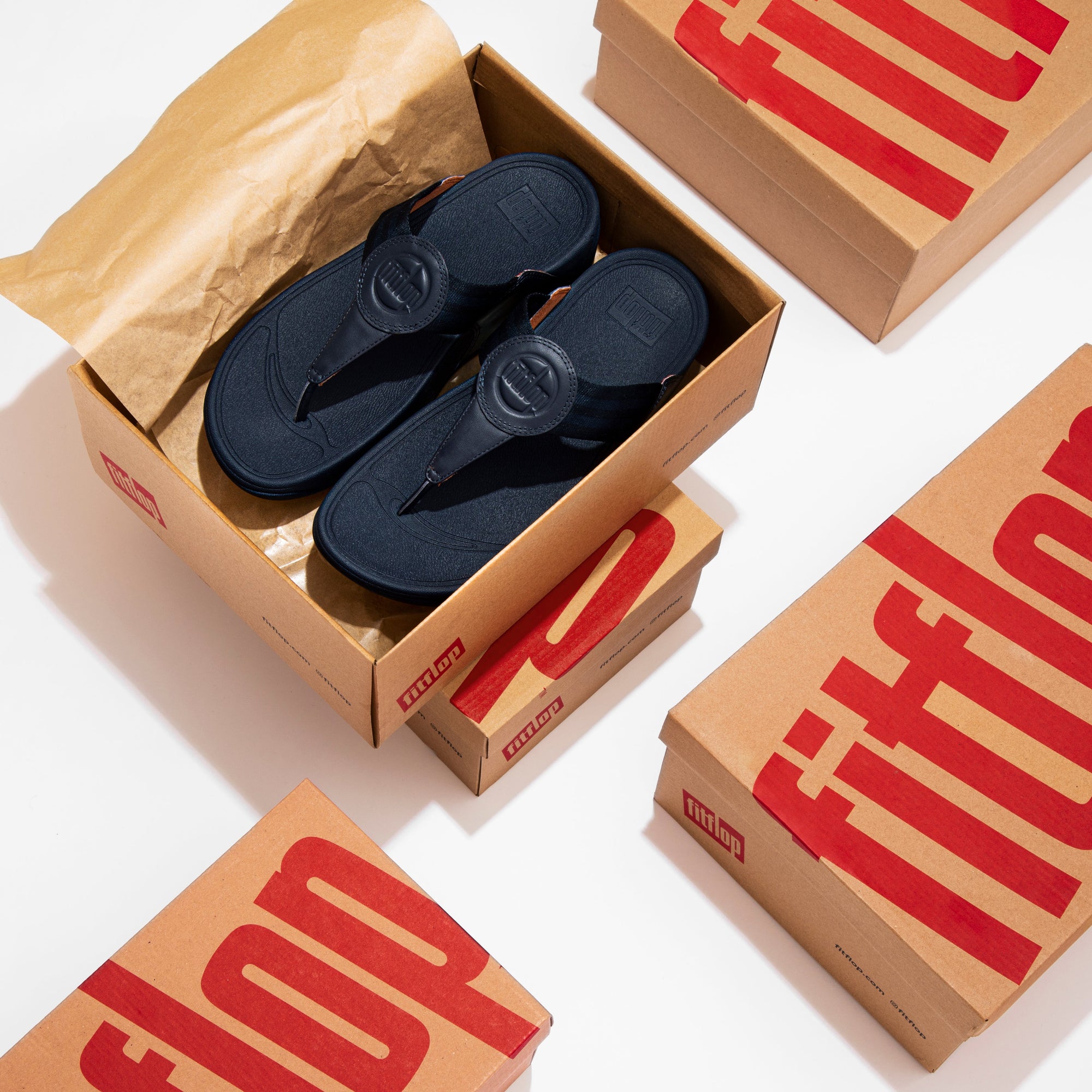 FitFlop Walkstar Webbing Toe-Post Sandals Microwobbleboard