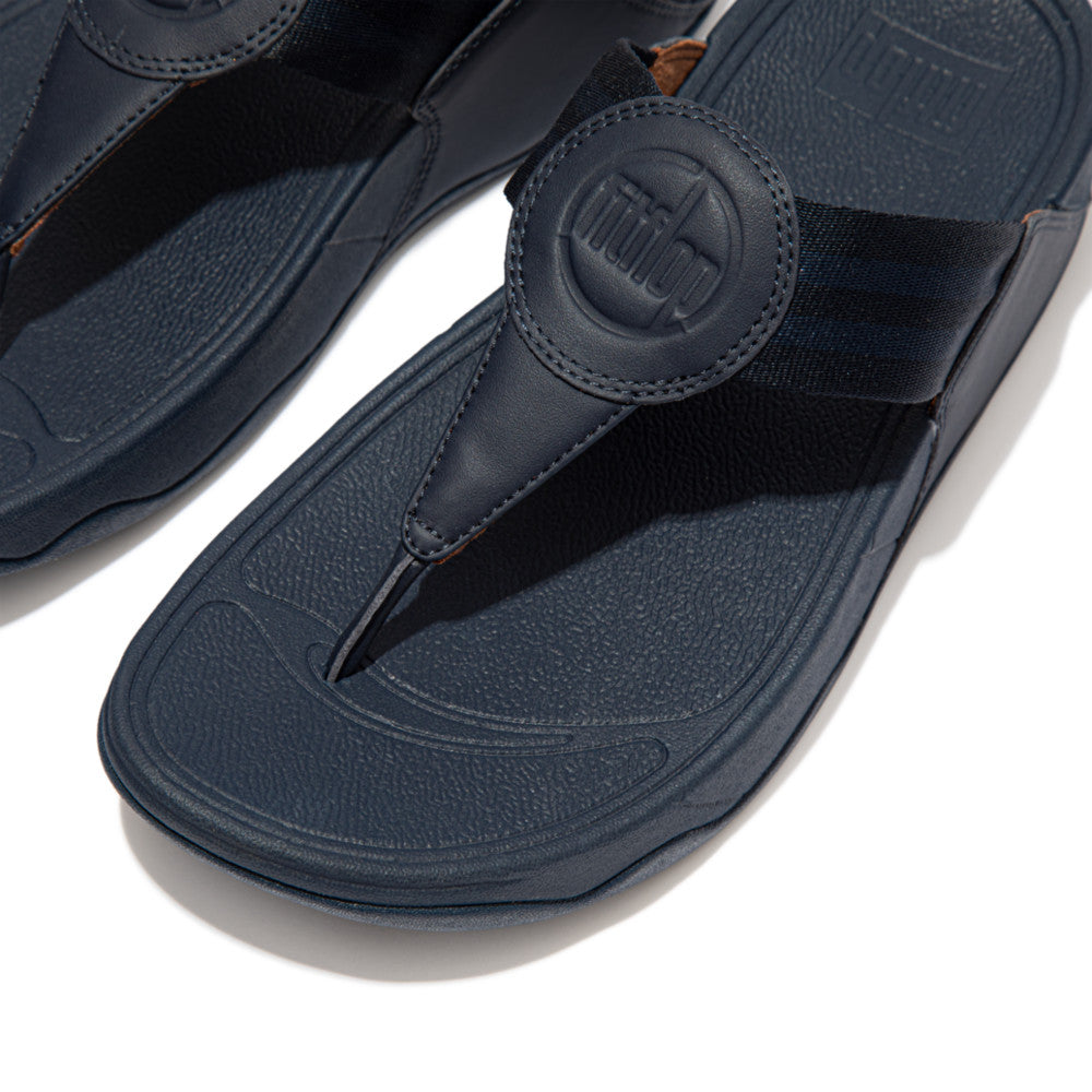 FitFlop Walkstar Webbing Toe-Post Sandals Microwobbleboard