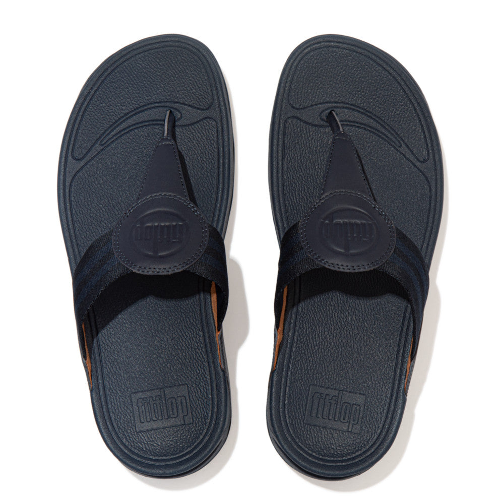 FitFlop Walkstar Webbing Toe-Post Sandals Microwobbleboard