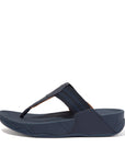 FitFlop Walkstar Webbing Toe-Post Sandals Microwobbleboard Midnight Navy 3