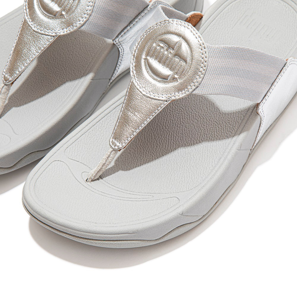 FitFlop Walkstar Webbing Toe-Post Sandals Microwobbleboard