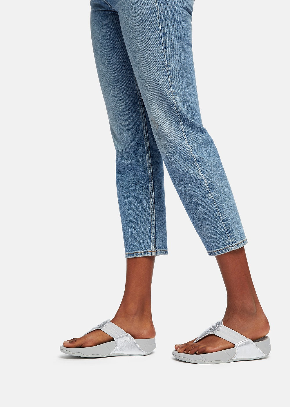 FitFlop Walkstar Webbing Toe-Post Sandals Microwobbleboard