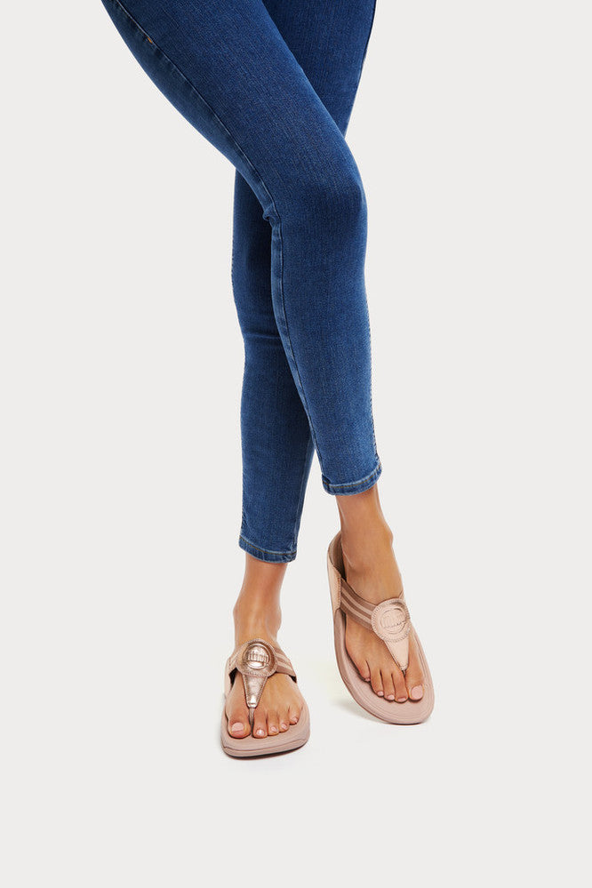 FitFlop Walkstar Webbing Toe-Post Sandals Microwobbleboard