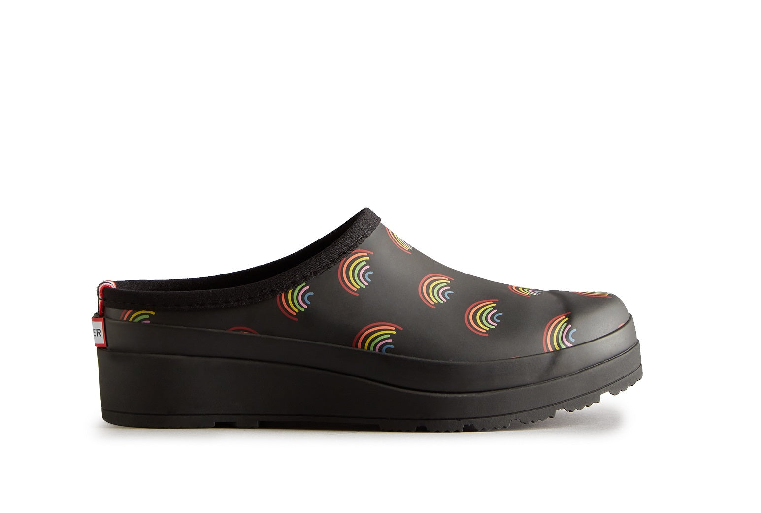 Trenton Hunter Play Clog Mini Rainbow Print Slide Rainbow 3 