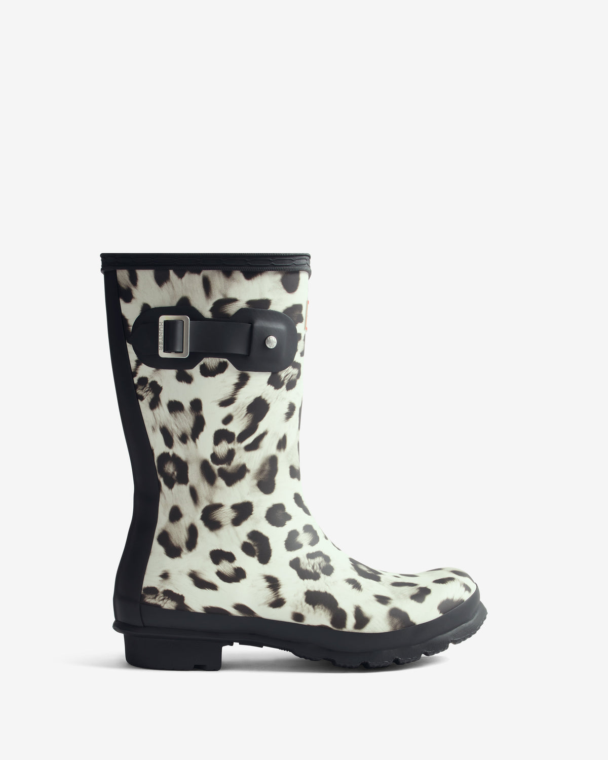 Hunter Original Short Snow Leopard Wellington boots
