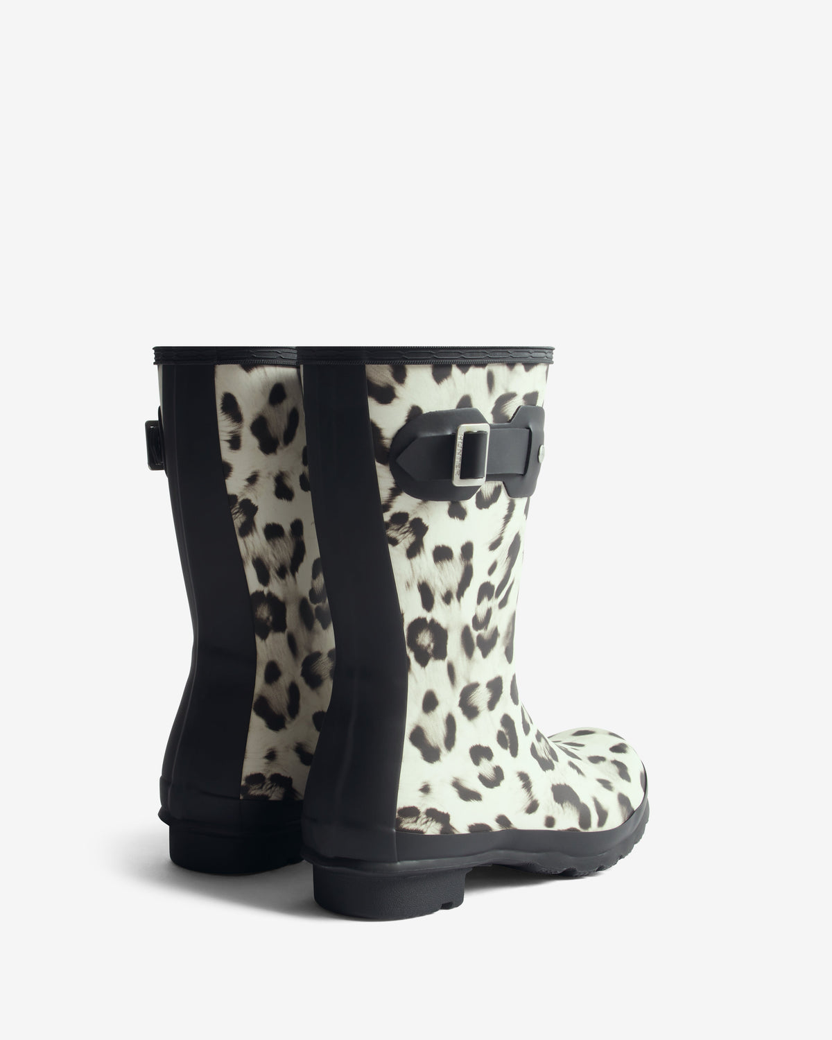 Hunter Original Short Snow Leopard Wellington boots