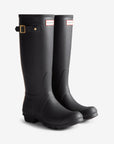 Hunter Women's Leopard Print Backstrap Tall Wellington Boots Boot