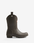 Hunter Hunter Original Cowboy Wellington Boots Boot Chocolate Brown UK 3