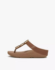 FitFlop LULU Glossy Button Toe-Post Sandals