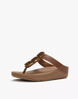 FitFlop LULU Glossy Button Toe-Post Sandals