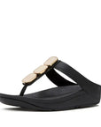 FitFlop LULU Glossy Button Toe-Post Sandals