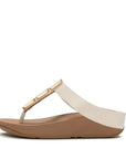 FitFlop LULU Glossy Button Toe-Post Sandals