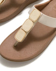 FitFlop LULU Glossy Button Toe-Post Sandals