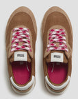 RETRO-Q  FF Cord Fabric/Suede Trainers