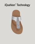 FitFlop IQushion Leather Toe-Post Sandals
