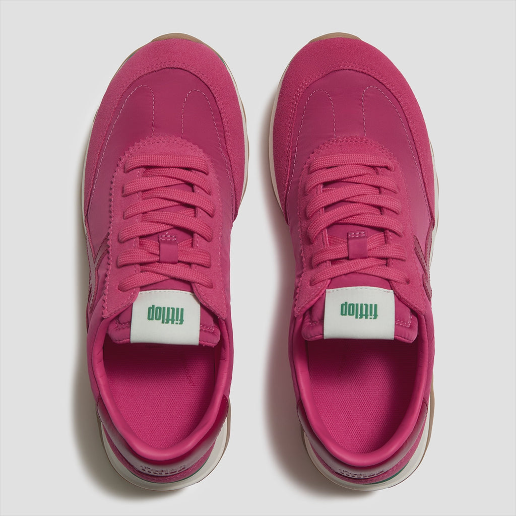 FitFlop FitFlop RETRO-Q FF Fabric/Suede Trainers SNEAKER