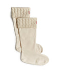 Hunter Hunter 6 Stitch Cable Tall Boot Sock Accessories White M 