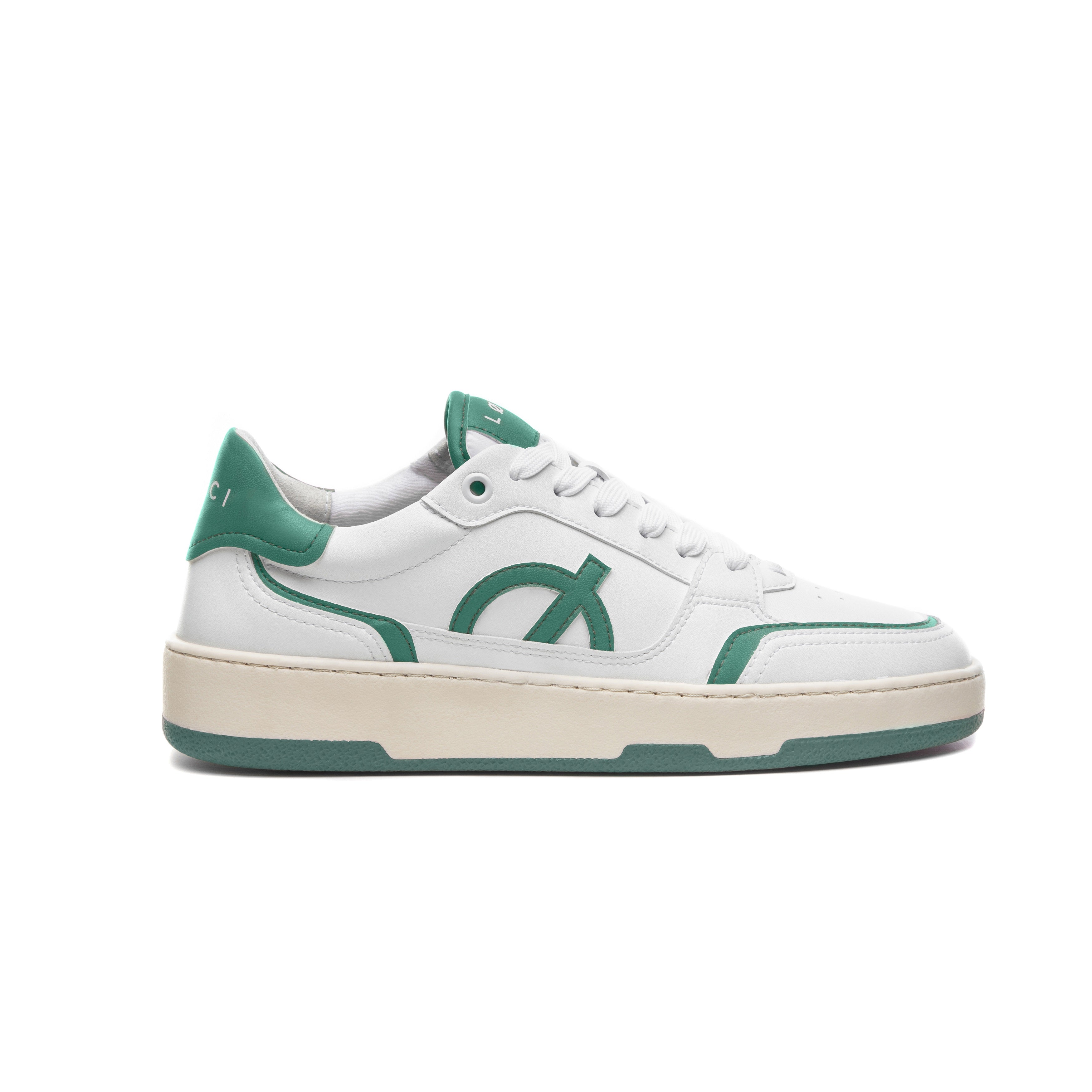 Loci Neo Sneaker White/Cream/Green 3.5 