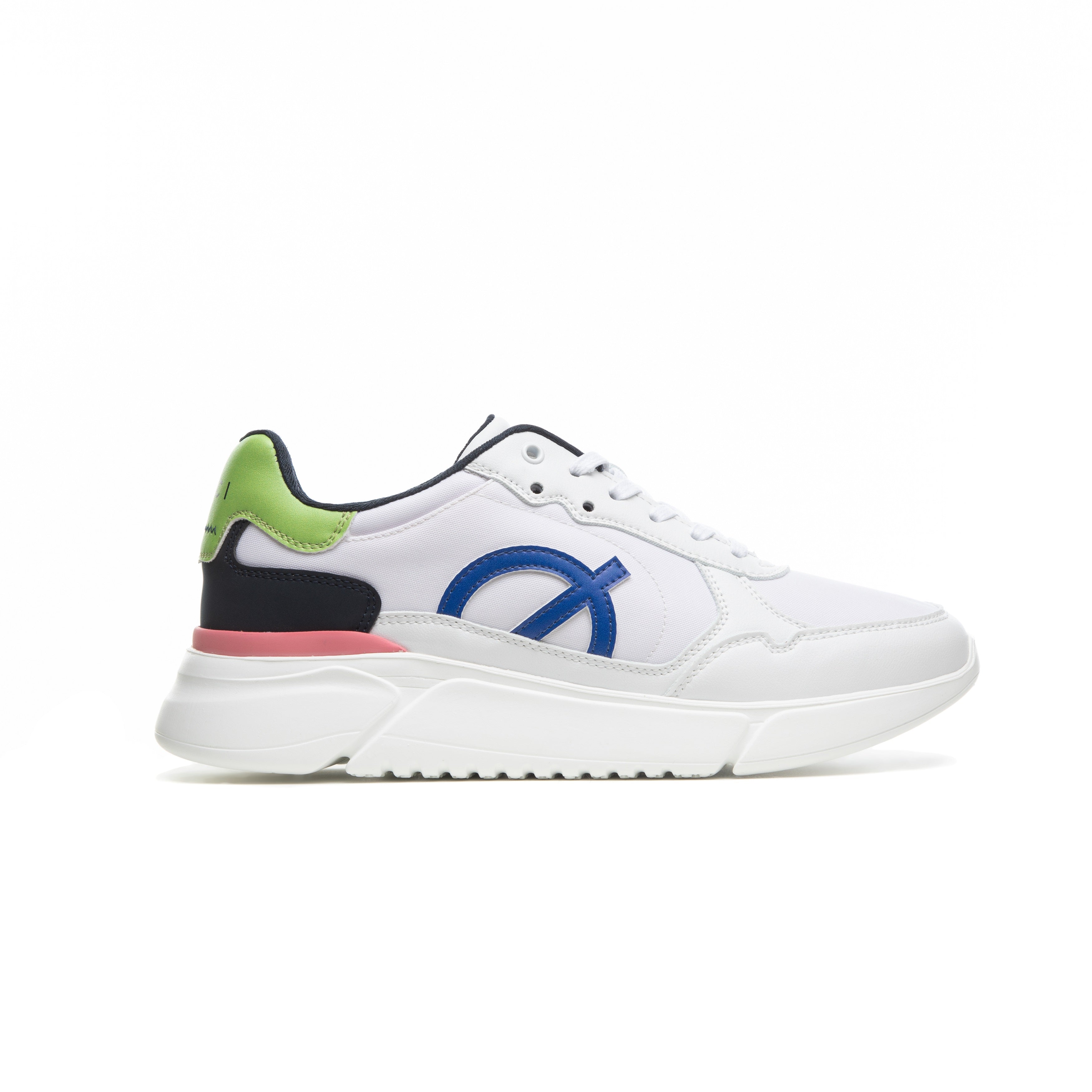 Loci Echo Sneaker White/Blue/Green 3.5 